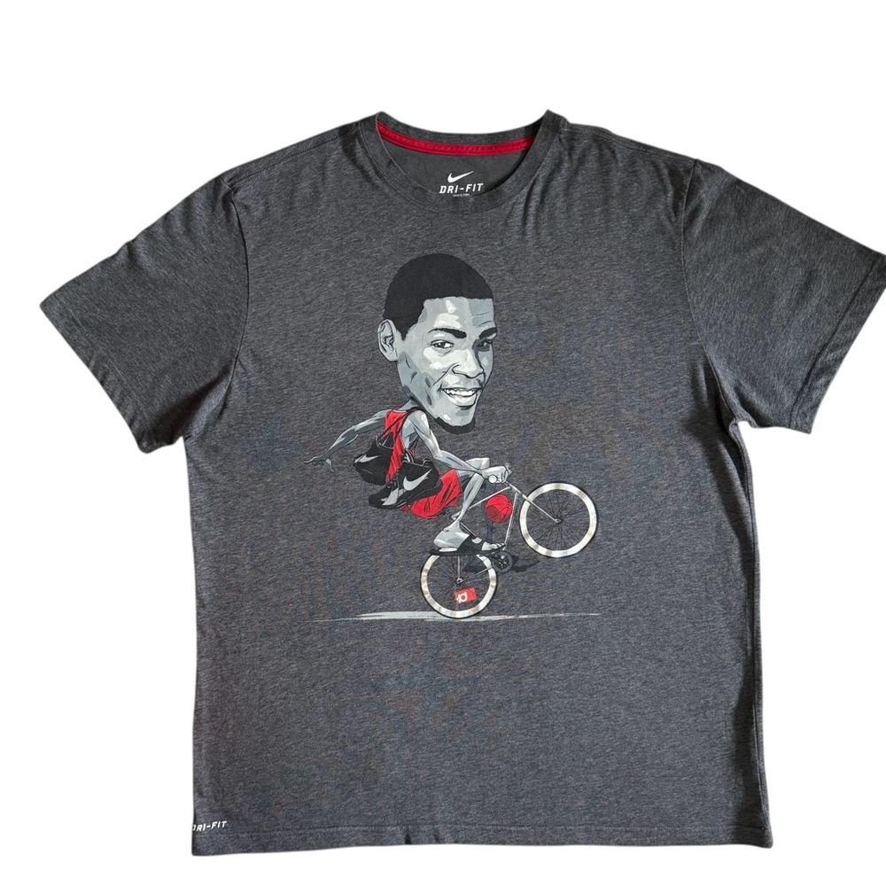 Nike Kevin Durant Men's Charcoal Graphic Tee Size XXL
